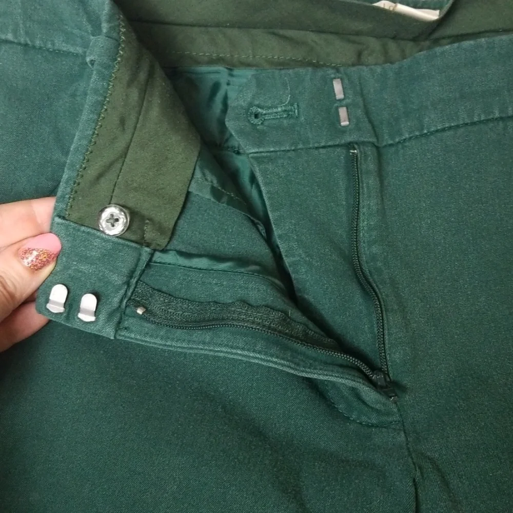 J Crew Flat Front Straight Leg Pants